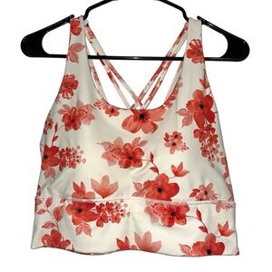 Linc Active Longline Floral Sports Bra